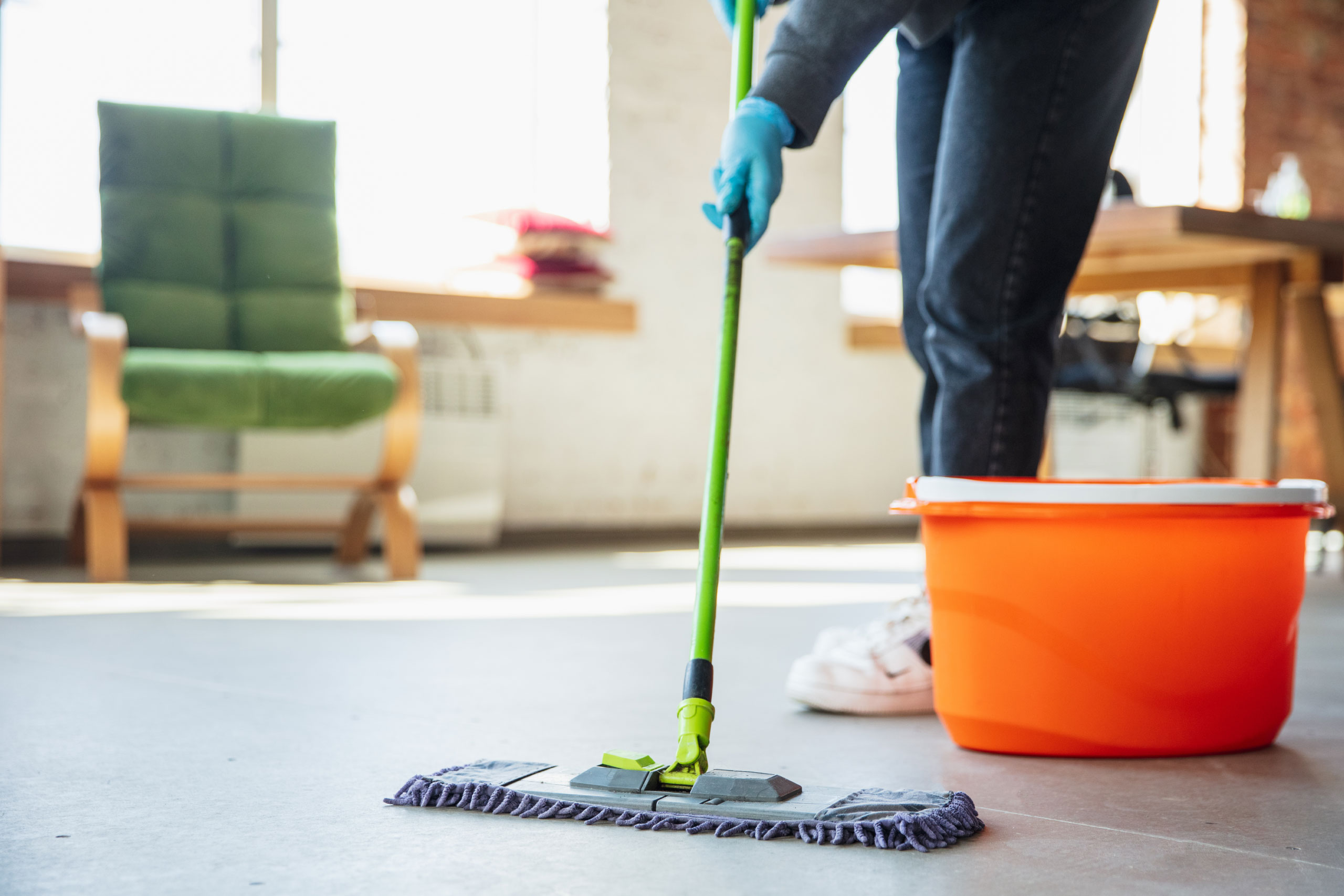 Limpieza y desinfección de áreas comunes